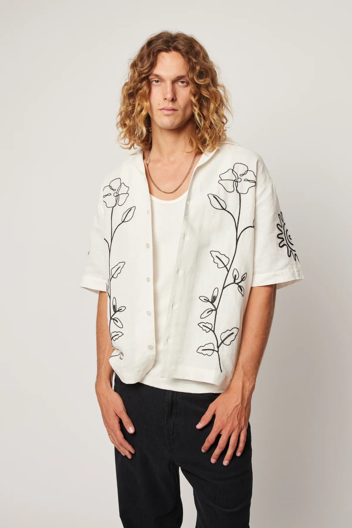ROLLA'S Suns Up Flower Bowler | Off White