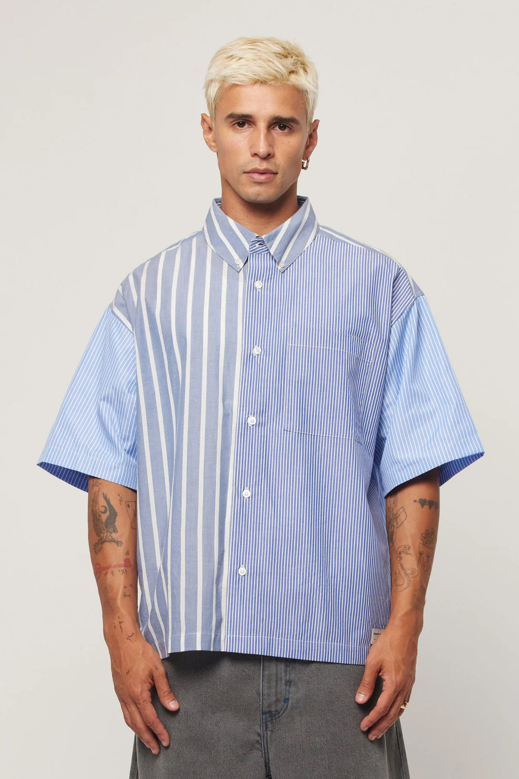 ABRAND Bobby Mixmaster Shirt | Business Blue
