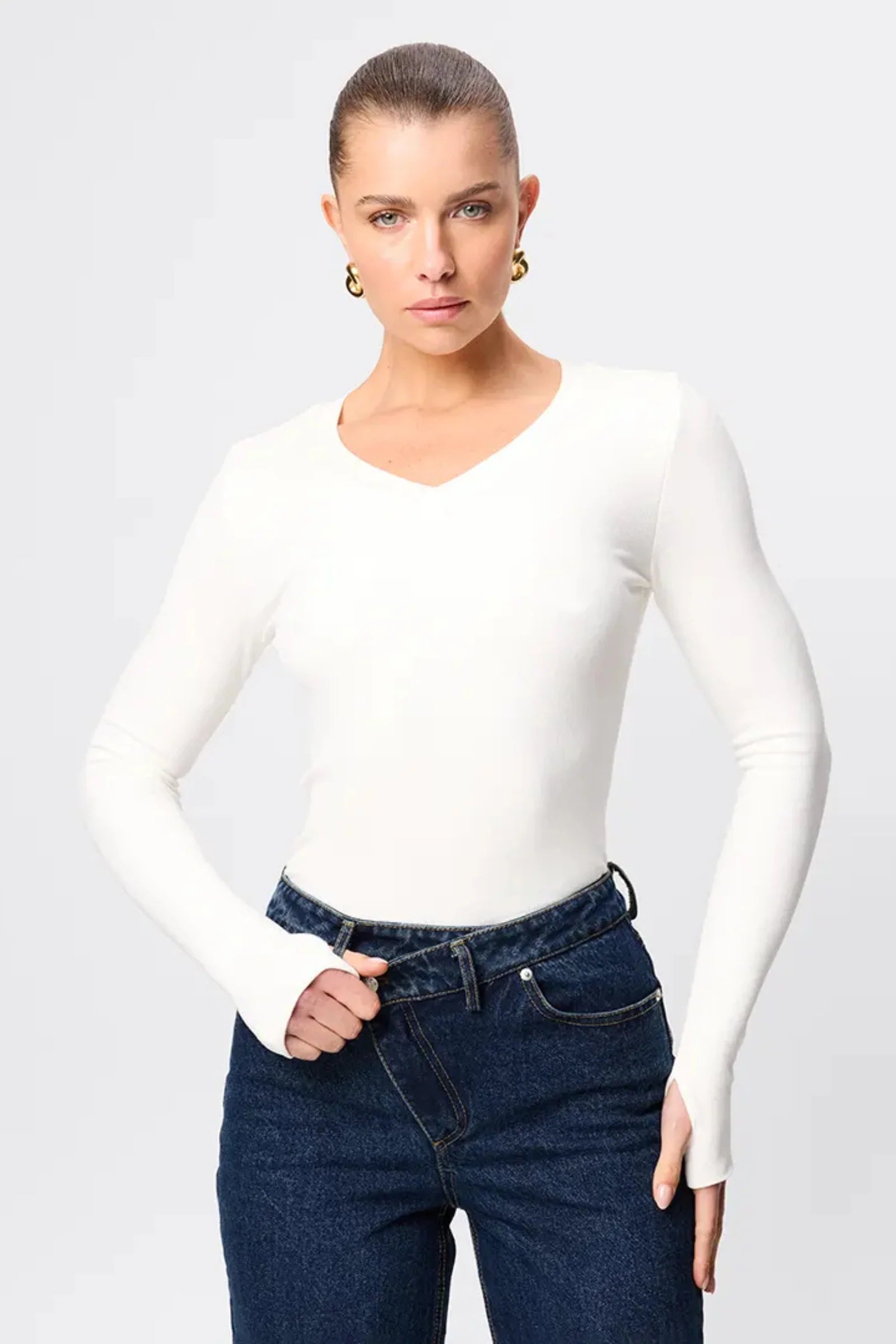 MOSSMAN Sedona Top | White