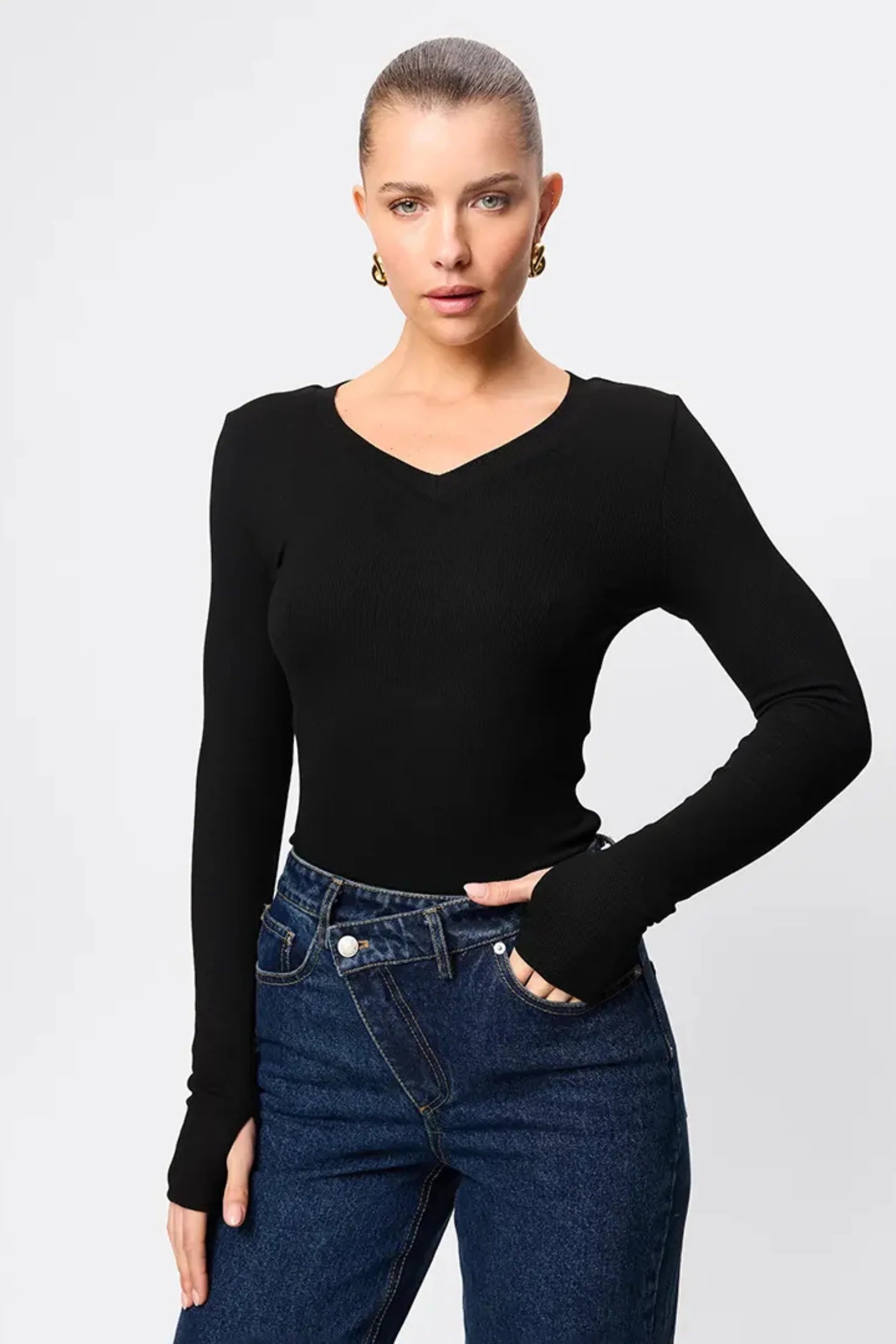MOSSMAN Sedona Top | Black