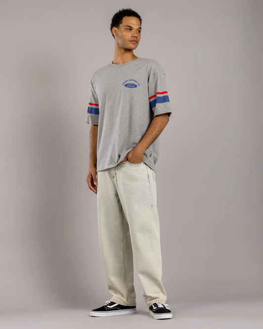 BRIXTON Ford Truck Country Tee| Heather Grey
