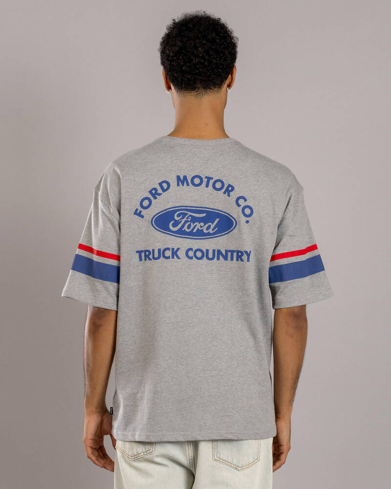 BRIXTON Ford Truck Country Tee| Heather Grey
