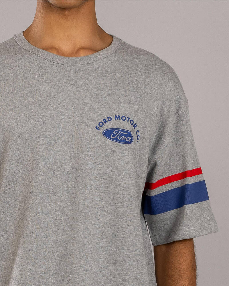 BRIXTON Ford Truck Country Tee| Heather Grey