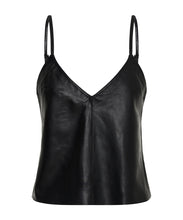 Load image into Gallery viewer, Leather Cami Top - Black

