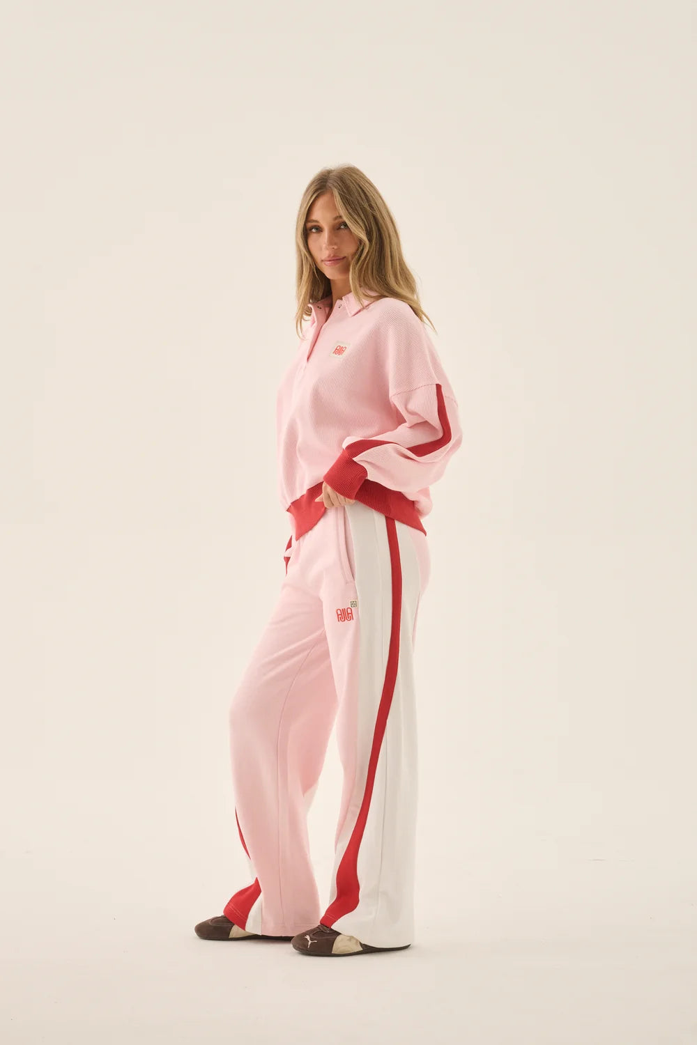 ARAMINTA JAMES Mallorca Trackpant | Ballet Pink