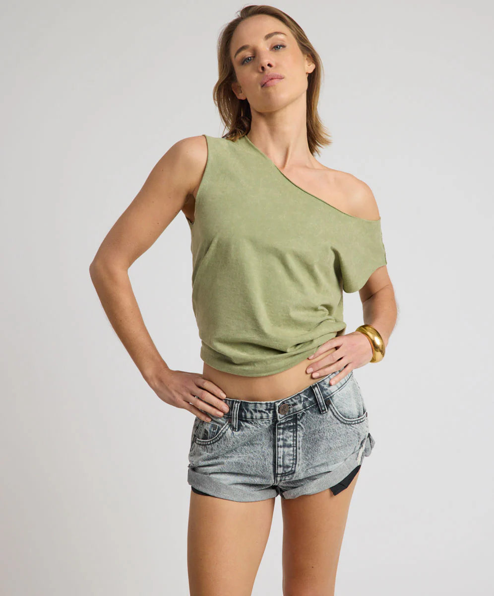 ONE TEASPOON Vintage Tank | Khaki