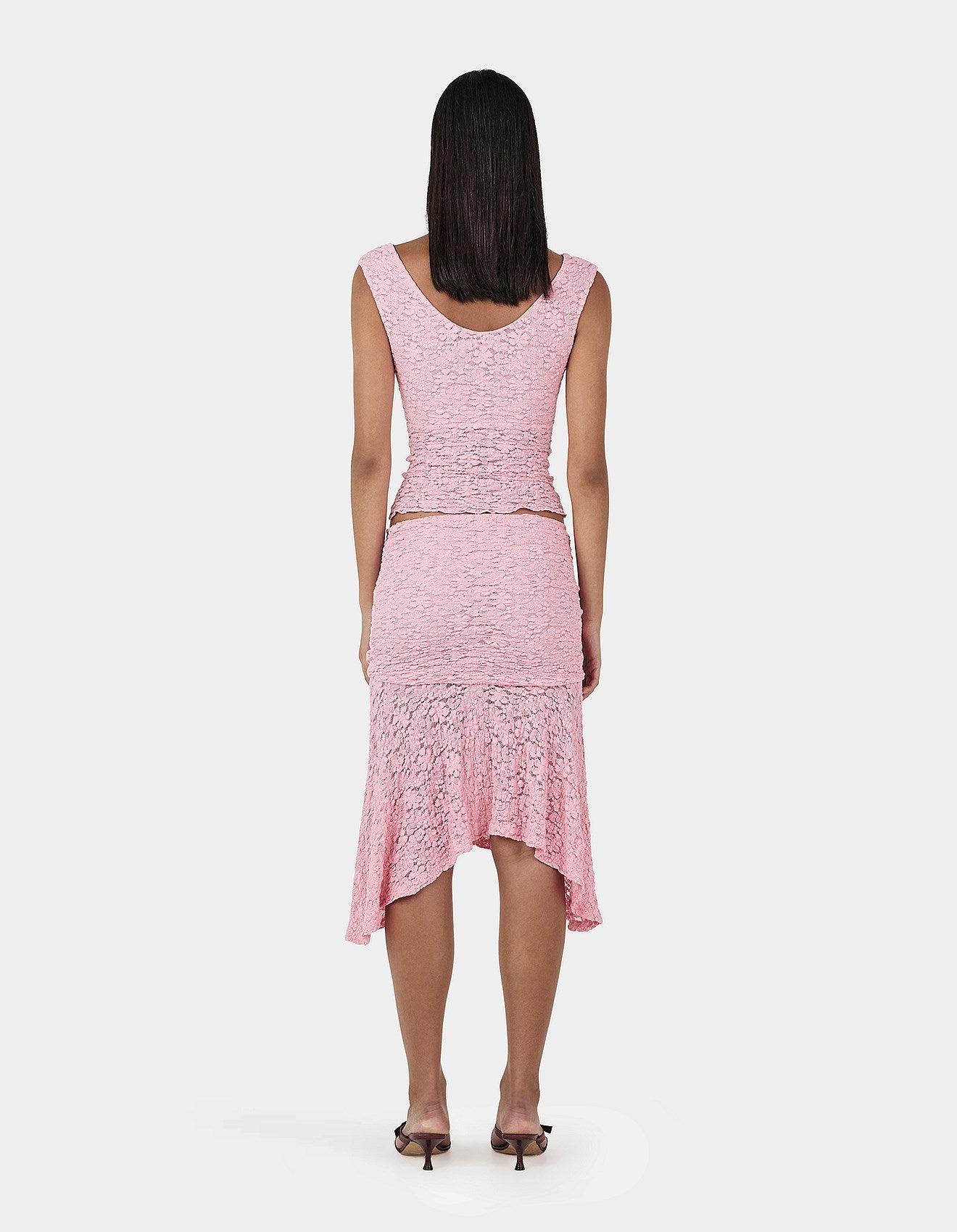 OWNLEY Caro Skirt | Peony Pink