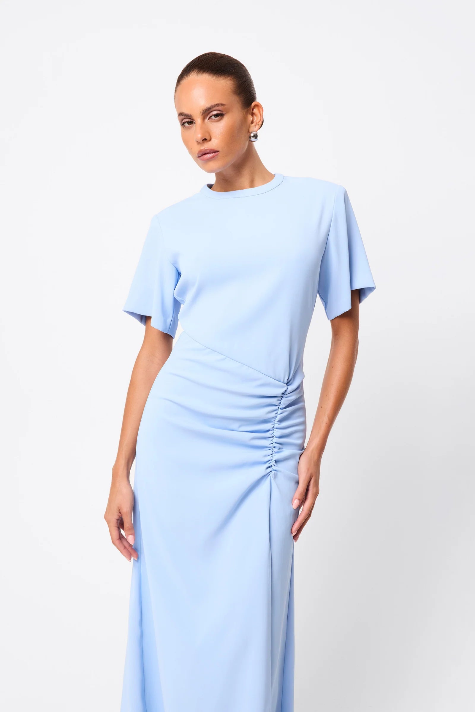 MOSSMAN Infusion Maxi Dress | Blue