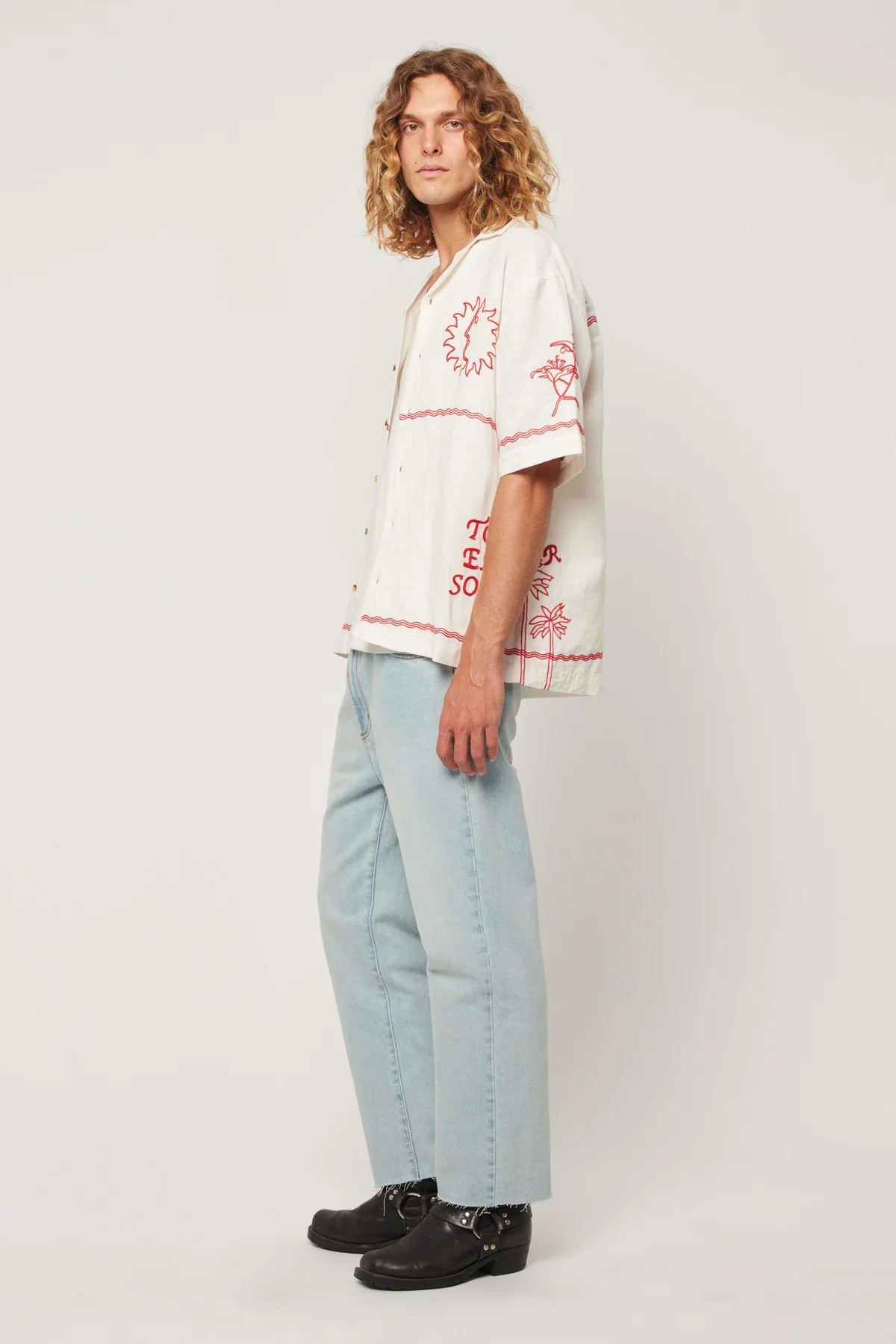 ROLLA'S Its Sunny Bowler Shirt | Off White