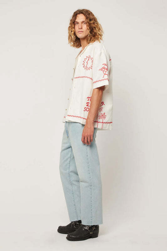 ROLLA'S Its Sunny Bowler Shirt | Off White