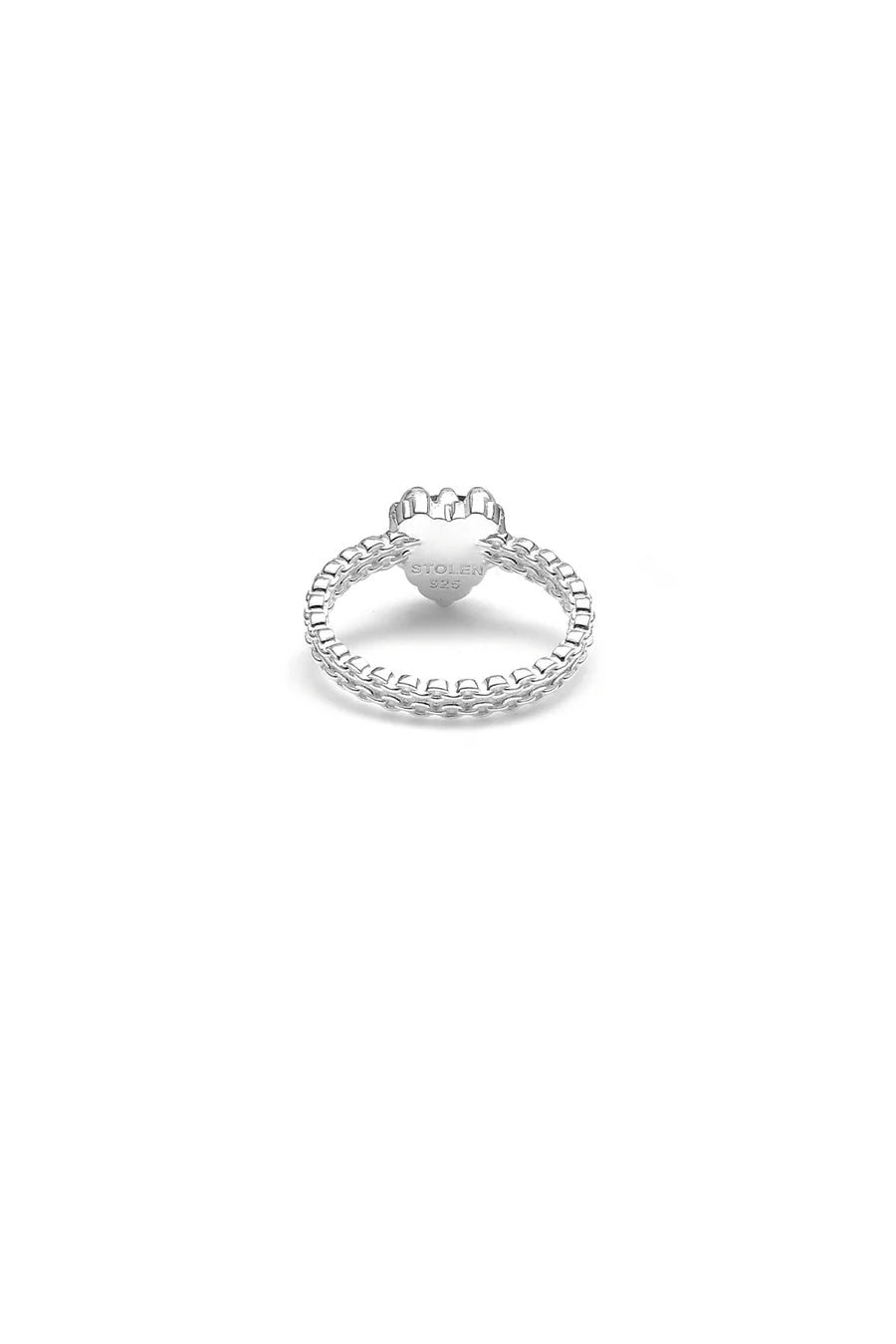 STOLEN GIRLFRIENDS CLUB Mini Claw Ring | Sterling Silver / Onyx