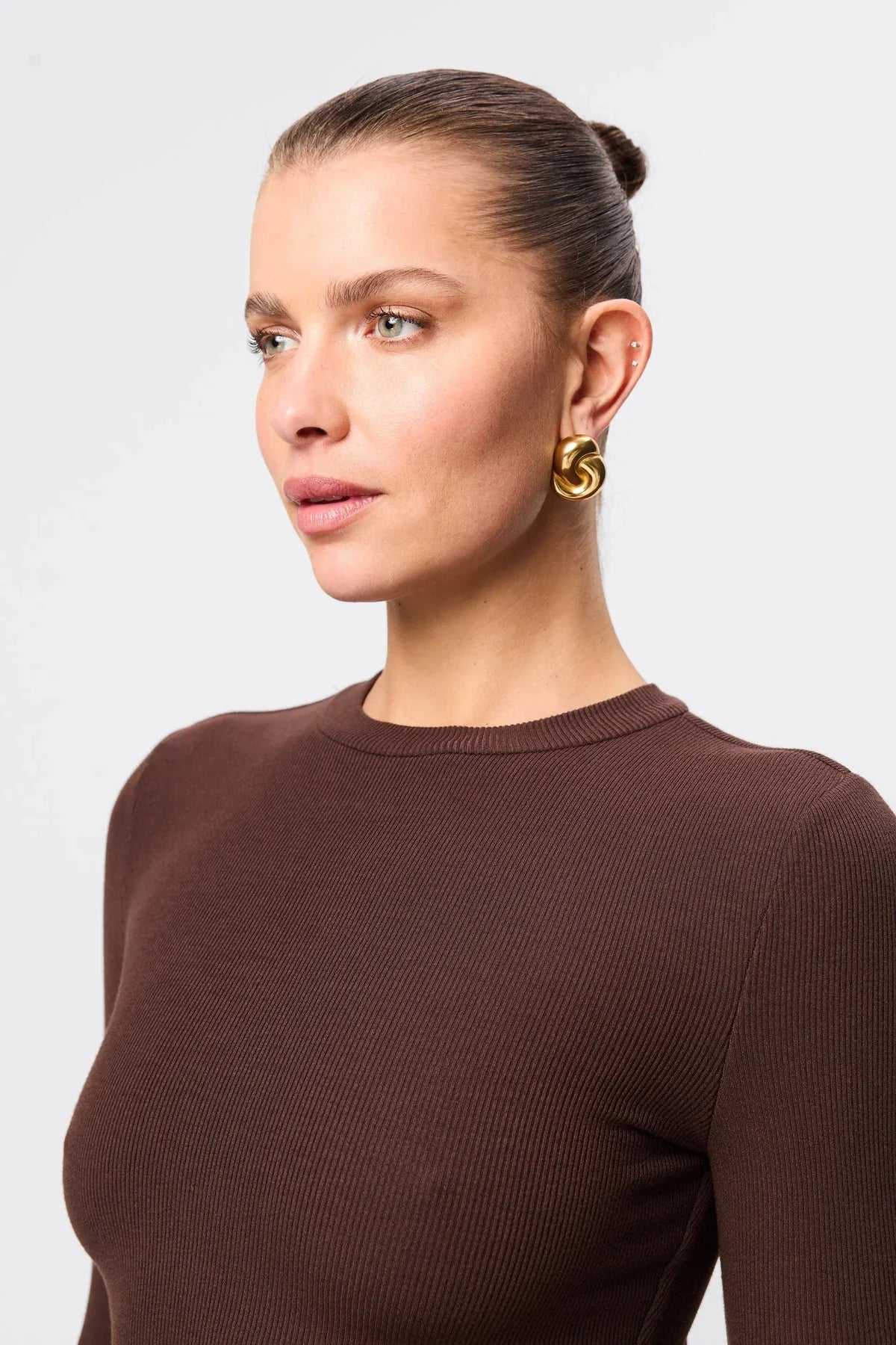 MOSSMAN Brooklyn Top | Chocolate