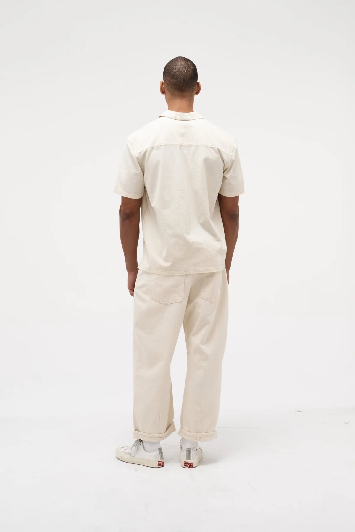 NEUW Cotton Crepe SS Shirt | Ecru