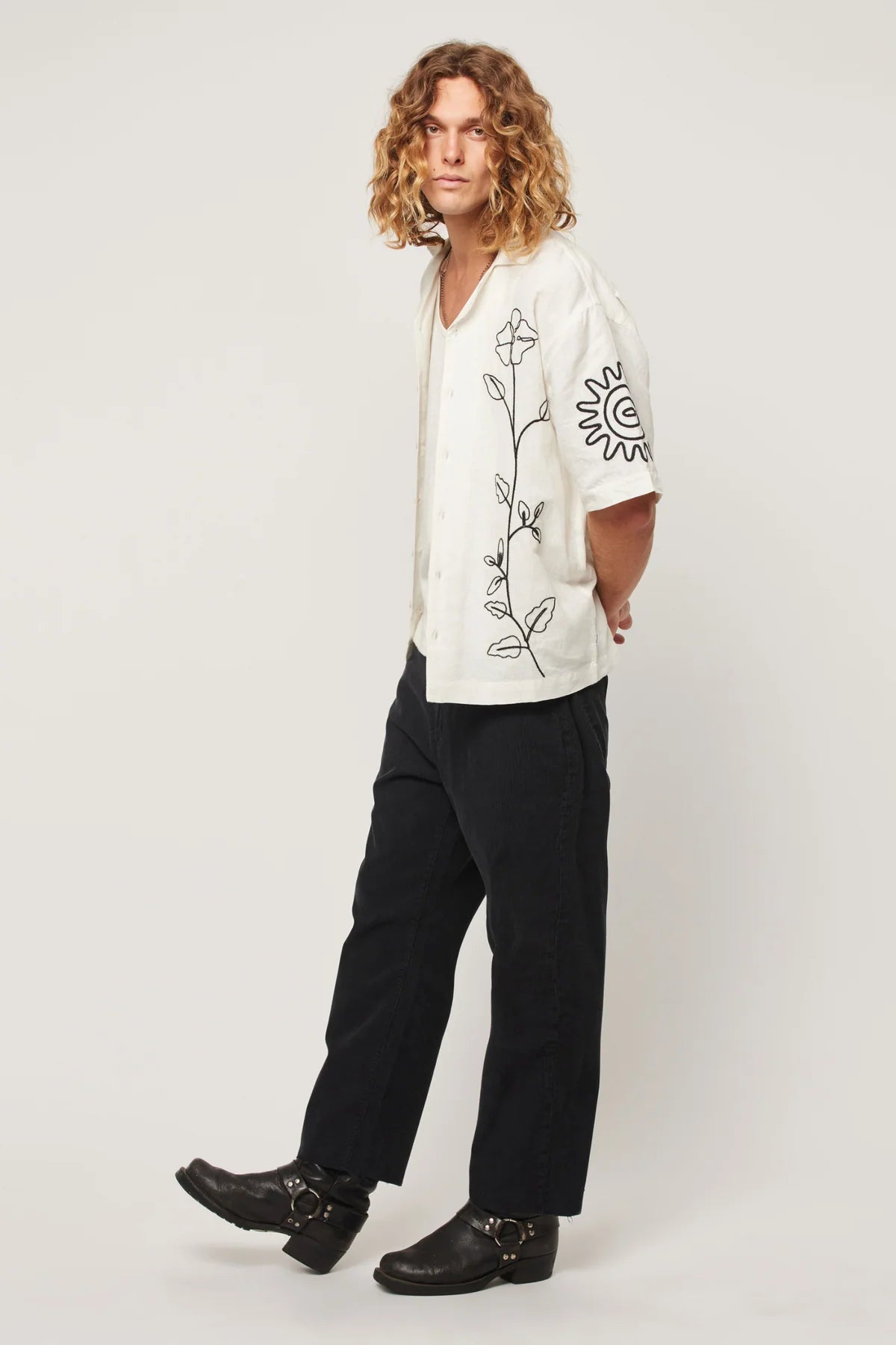 ROLLA'S Suns Up Flower Bowler | Off White