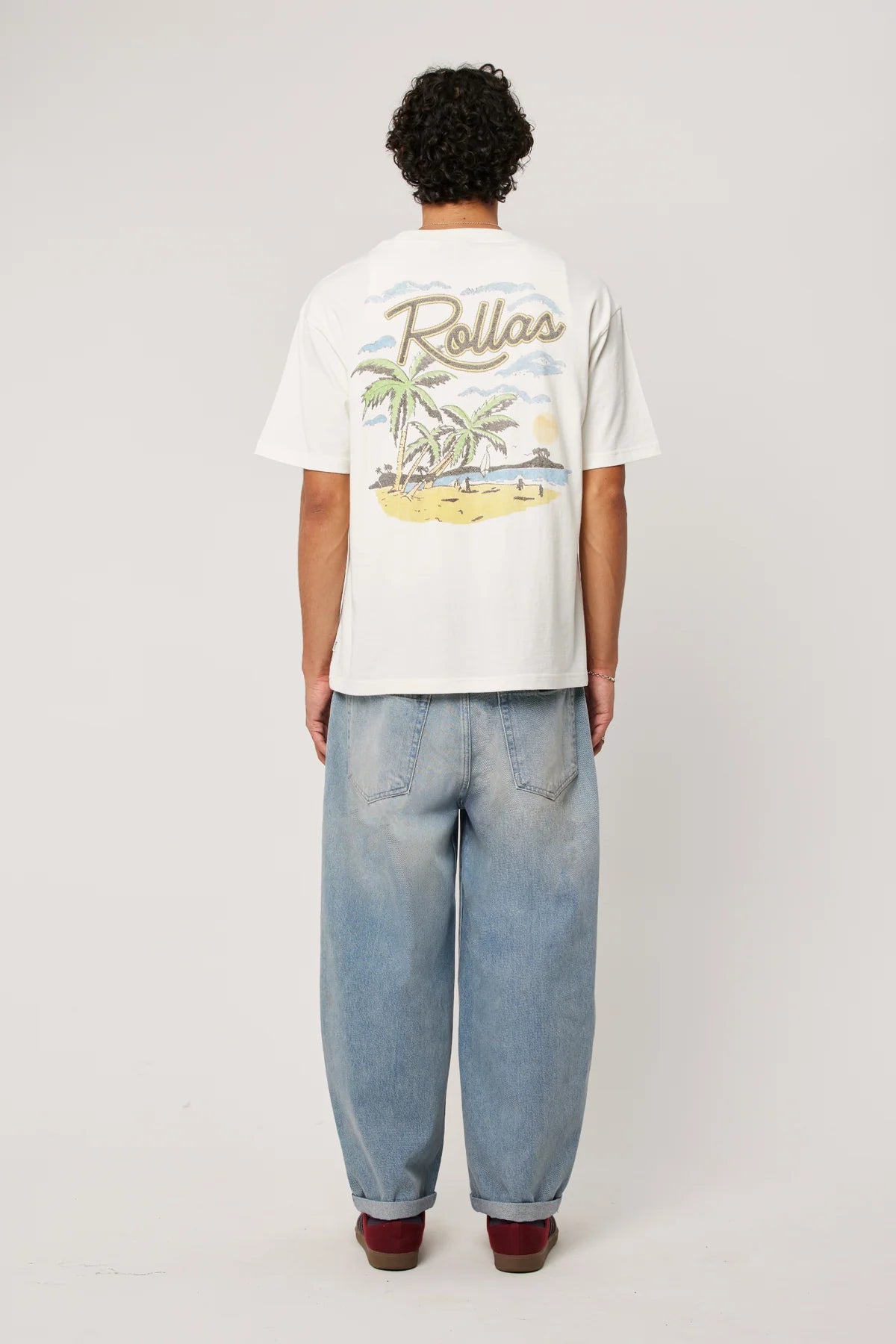 ROLLA'S Ezy Palms Tee | Vintage White