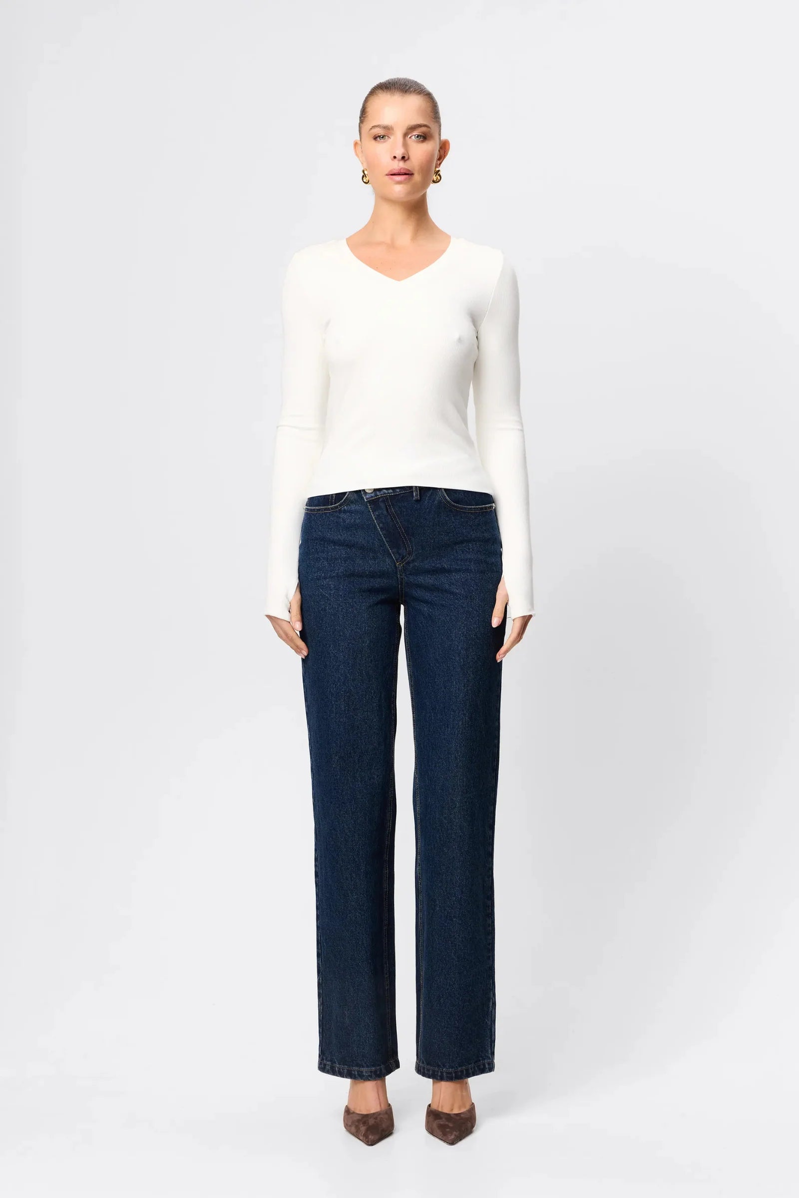 MOSSMAN Sedona Top | White