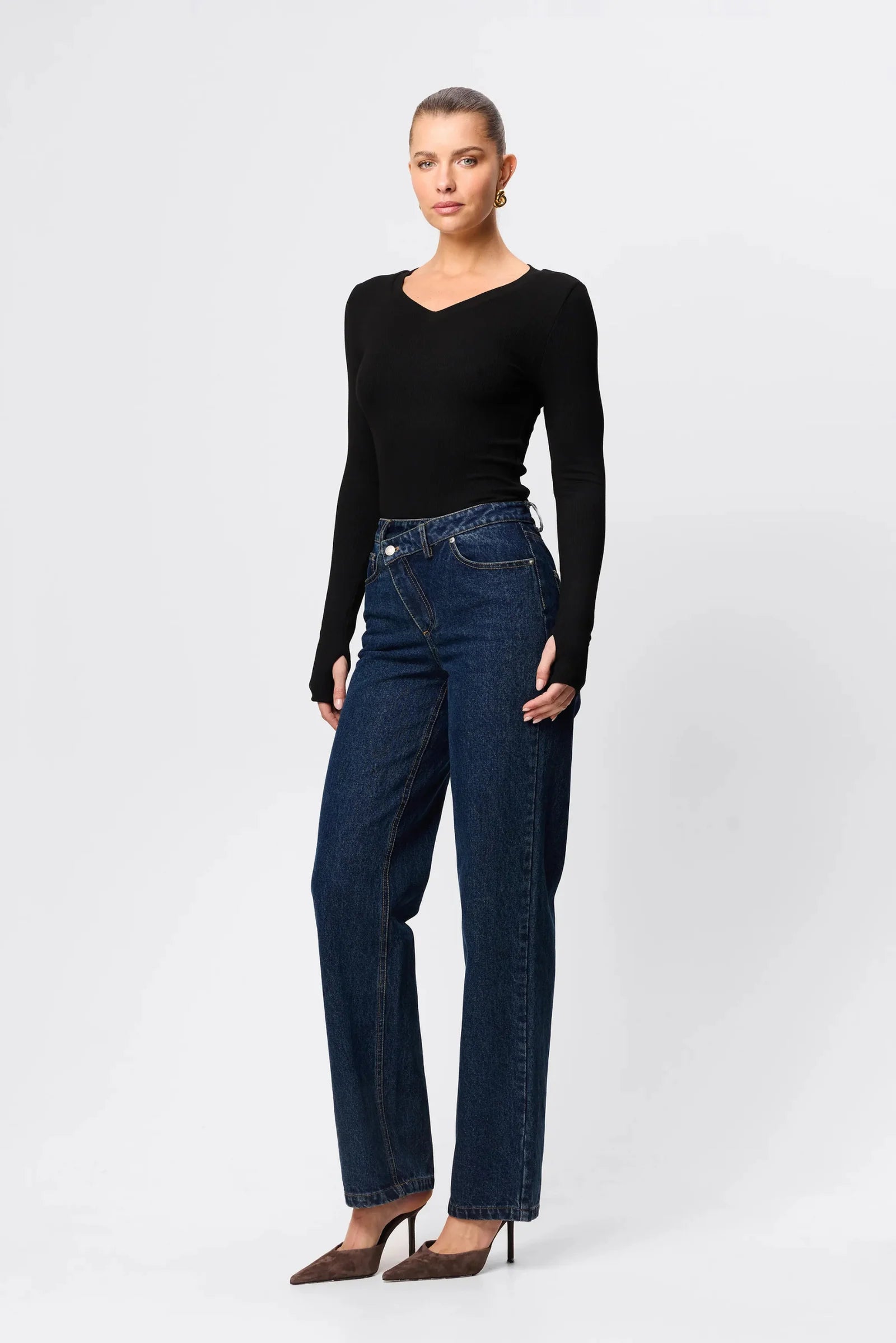 MOSSMAN Sedona Top | Black