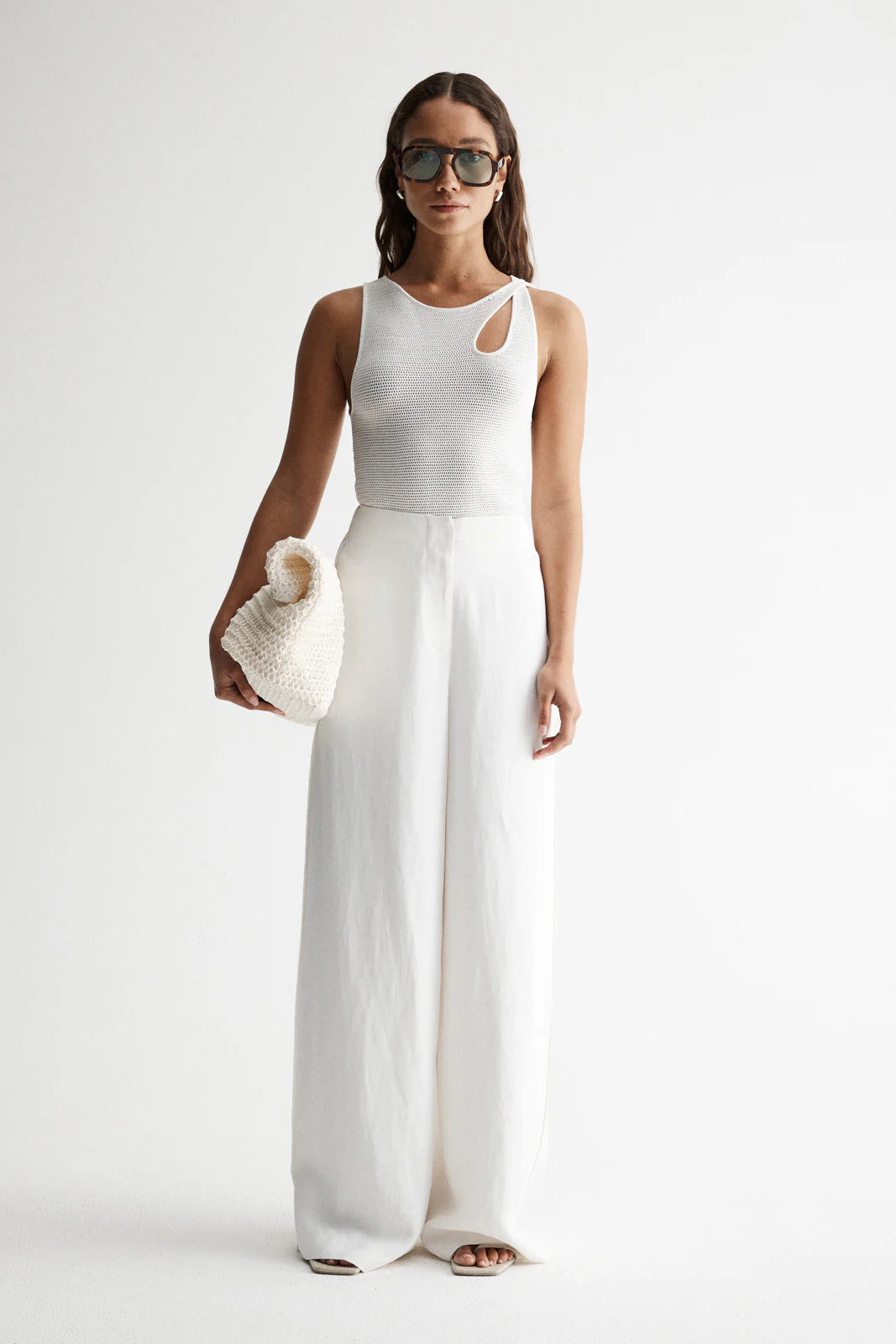 ELKA COLLECTIVE Ivy Knit Top | White