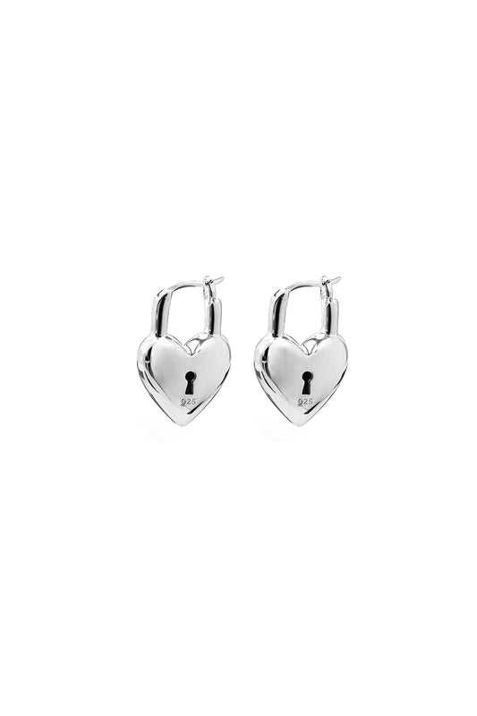 STOLEN GIRLFRIENDS CLUB Love Locket Earrings | Silver