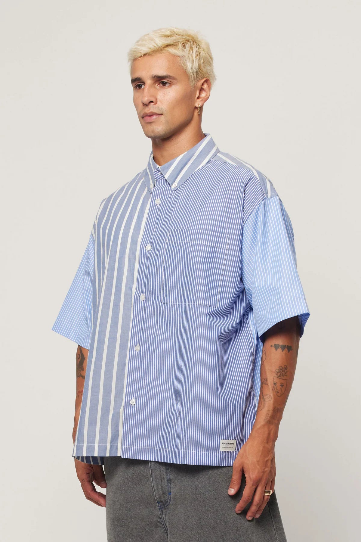 ABRAND Bobby Mixmaster Shirt | Business Blue