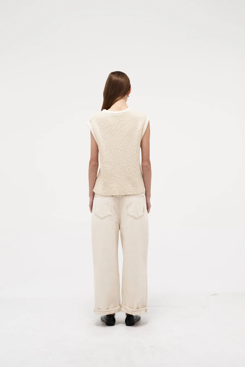 NEUW Cecile Knit Top | Cream