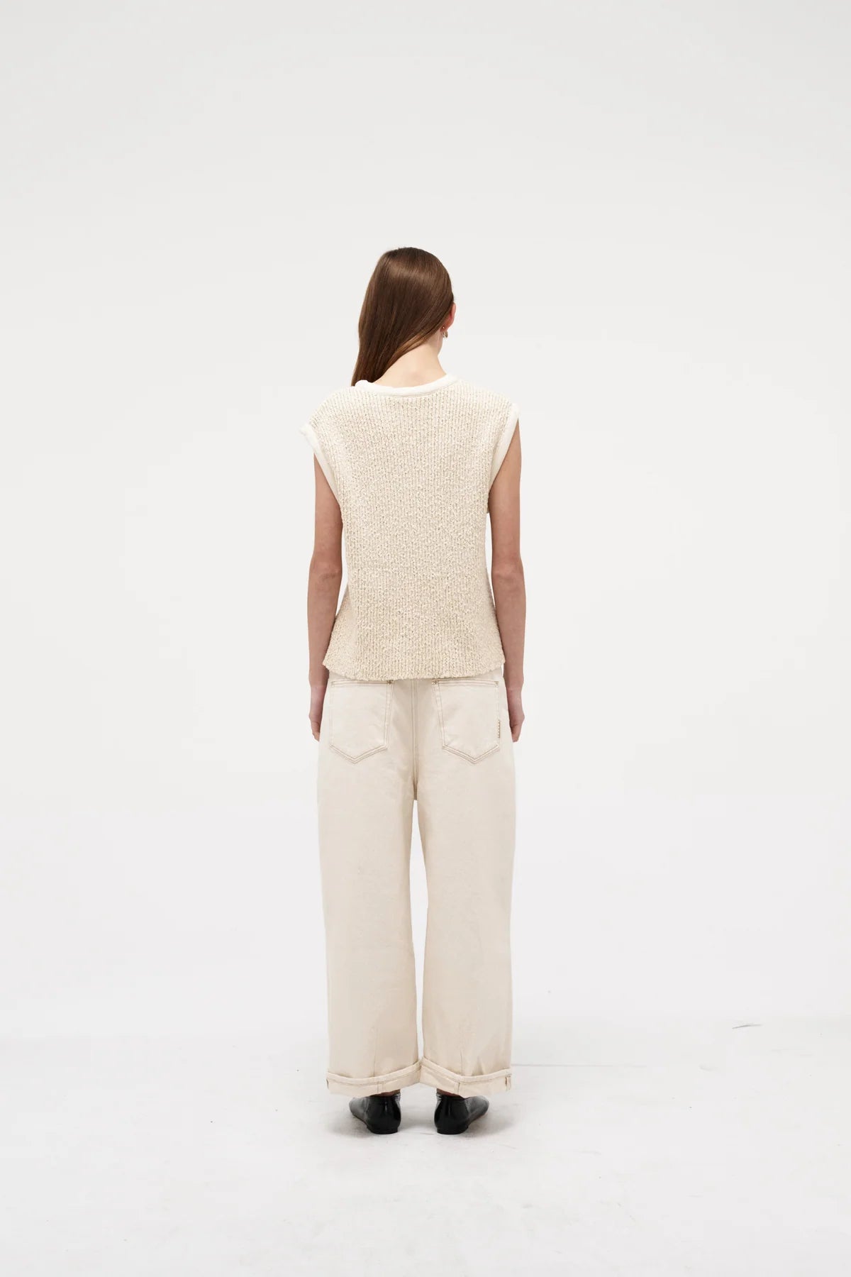 NEUW Cecile Knit Top | Cream