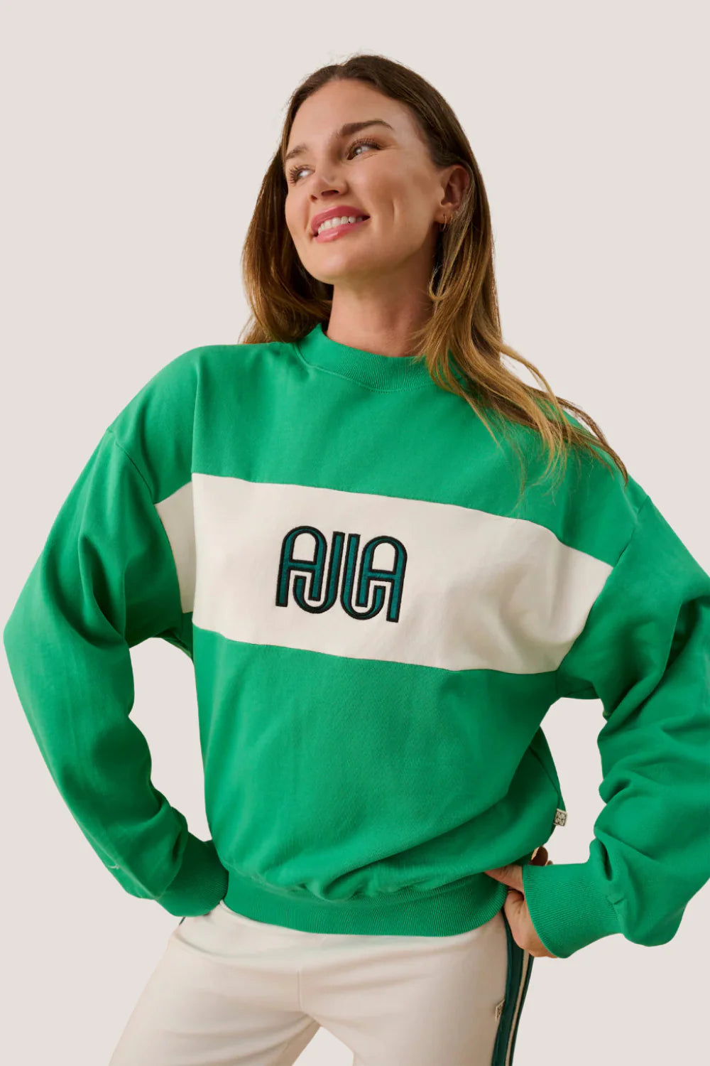 ARAMINTA JAMES Tropical Sweatshirt | Green