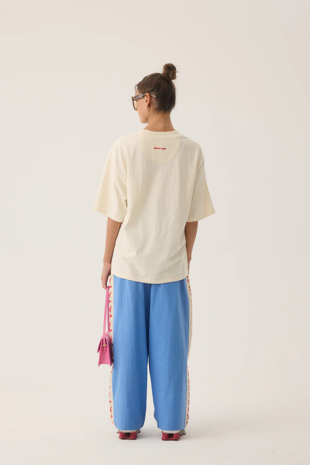 ARAMINTA JAMES Lobster Oversized Tee | Natural
