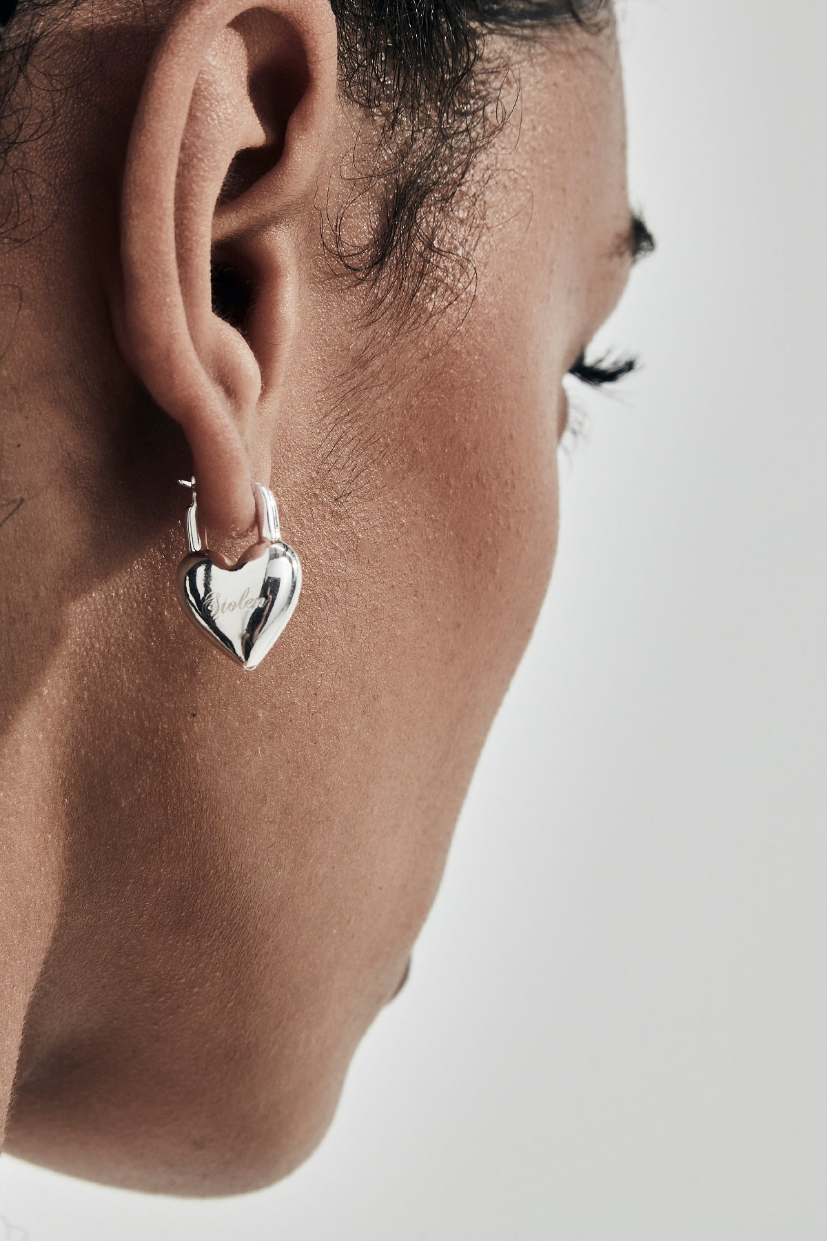 STOLEN GIRLFRIENDS CLUB Love Locket Earrings | Silver