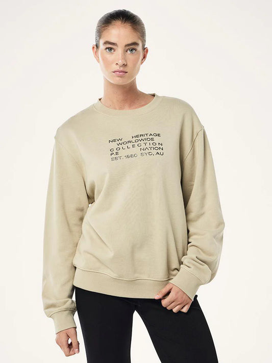 P.E NATION Lamont Sweater | Biscuit