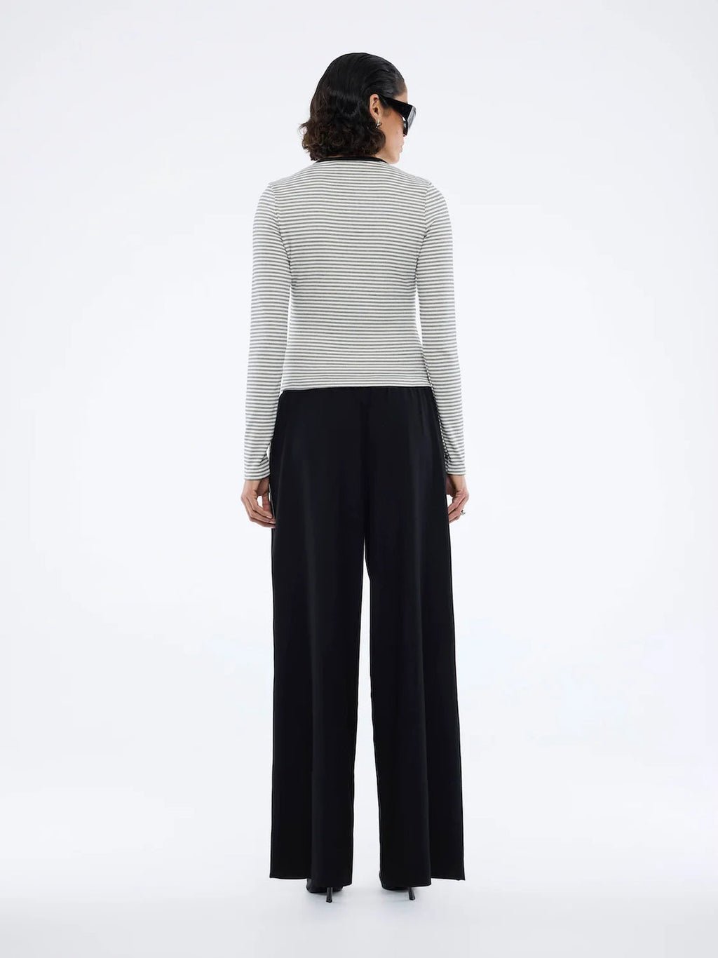 ENA PELLY  Bowie Wide Leg Pant | Black