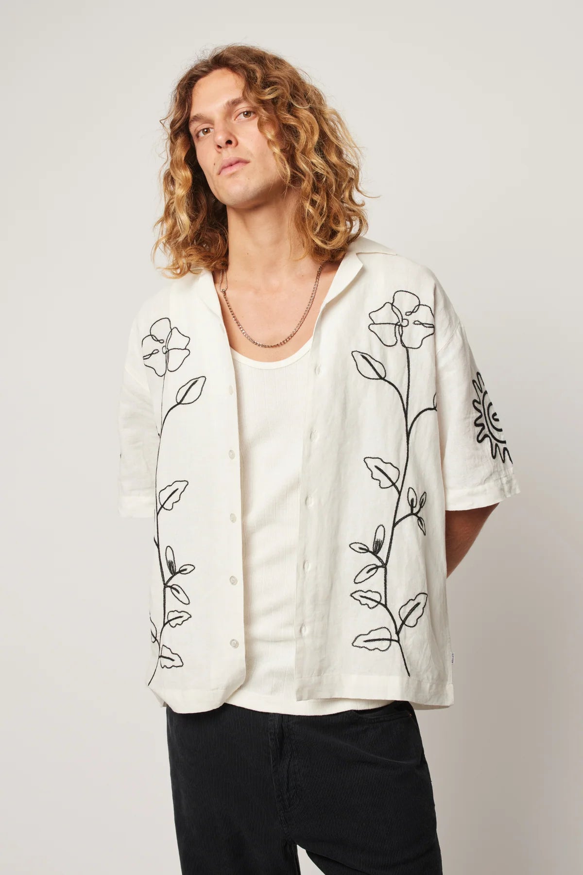 ROLLA'S Suns Up Flower Bowler | Off White