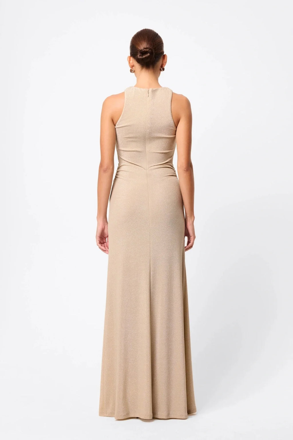 MOSSMAN Adore You Maxi Dress | Gold