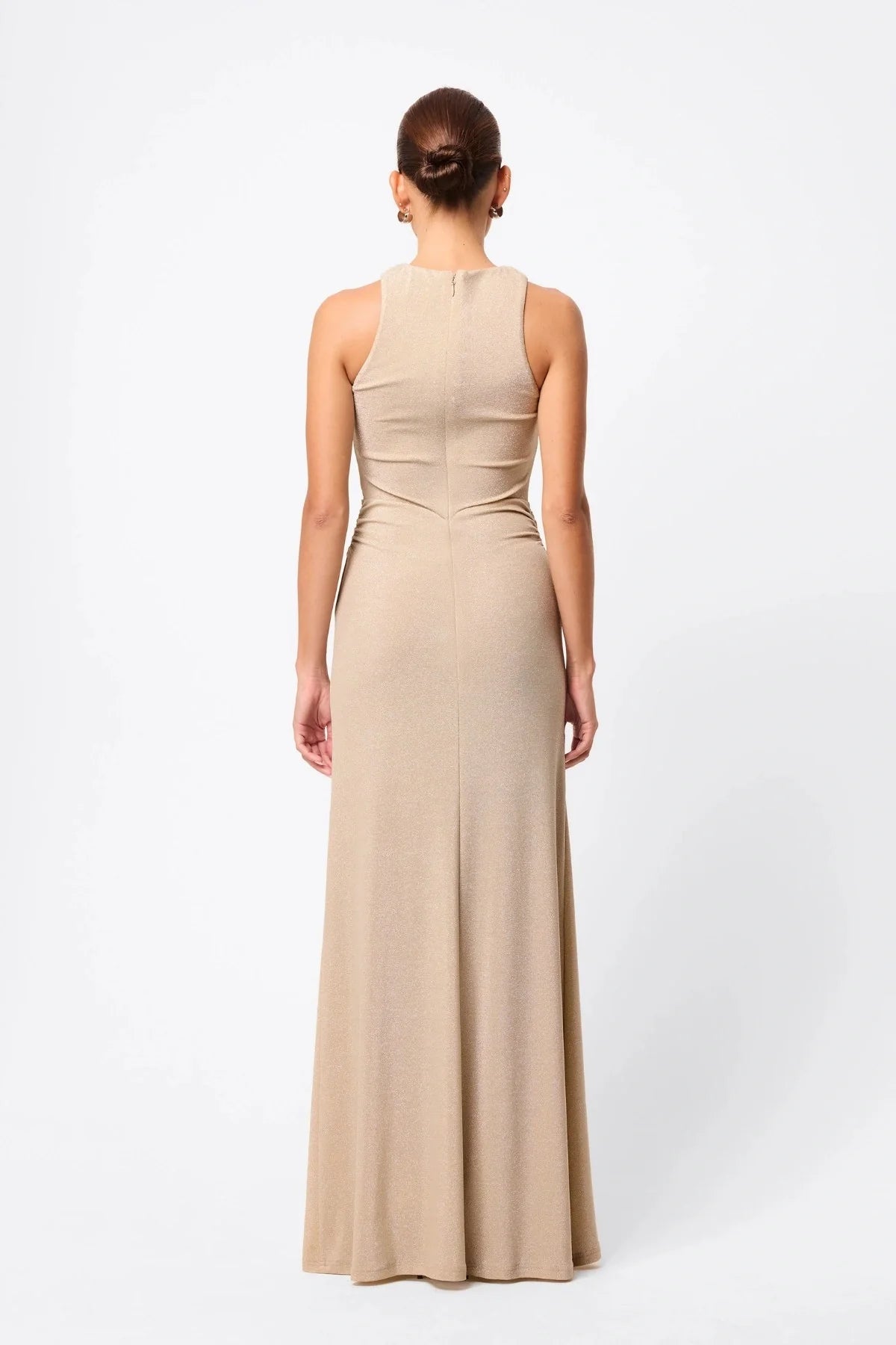 MOSSMAN Adore You Maxi Dress | Gold
