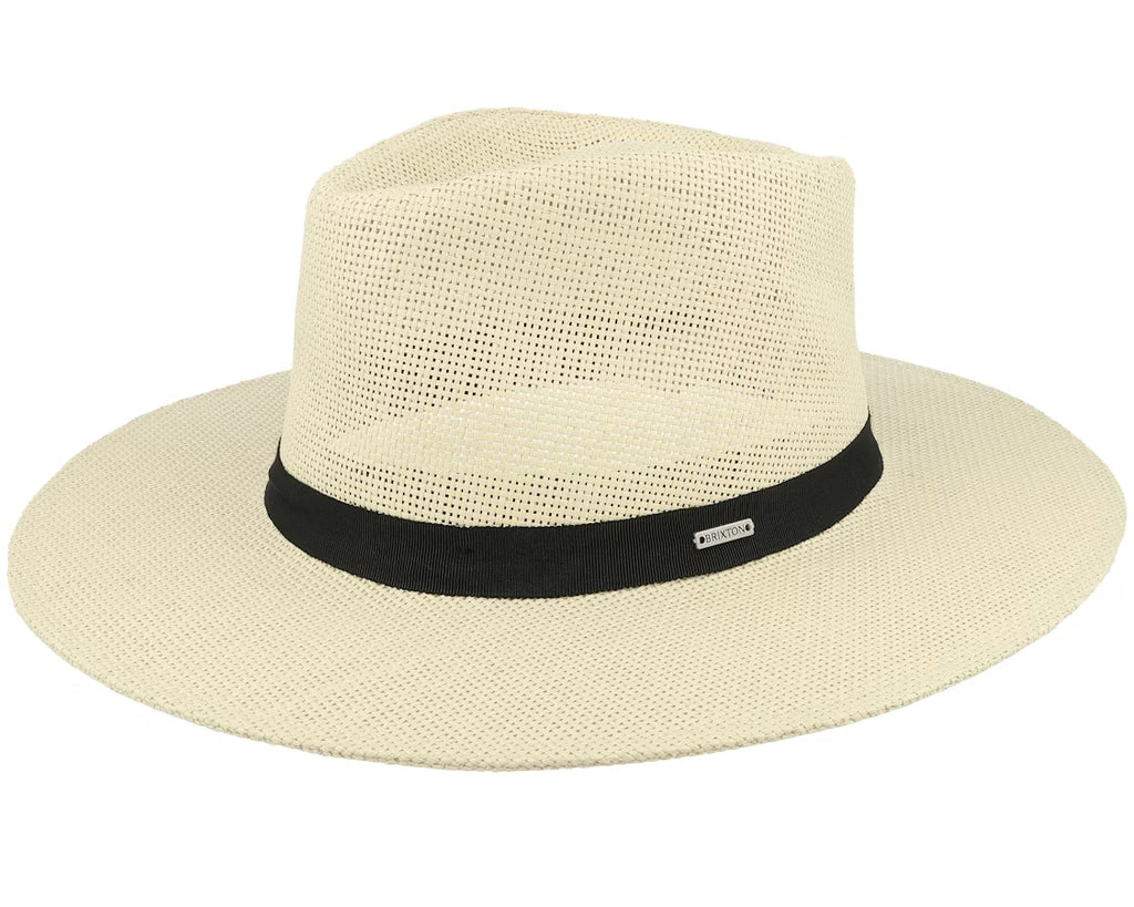 BRIXTON Carolina Straw Packable Travel | Beige