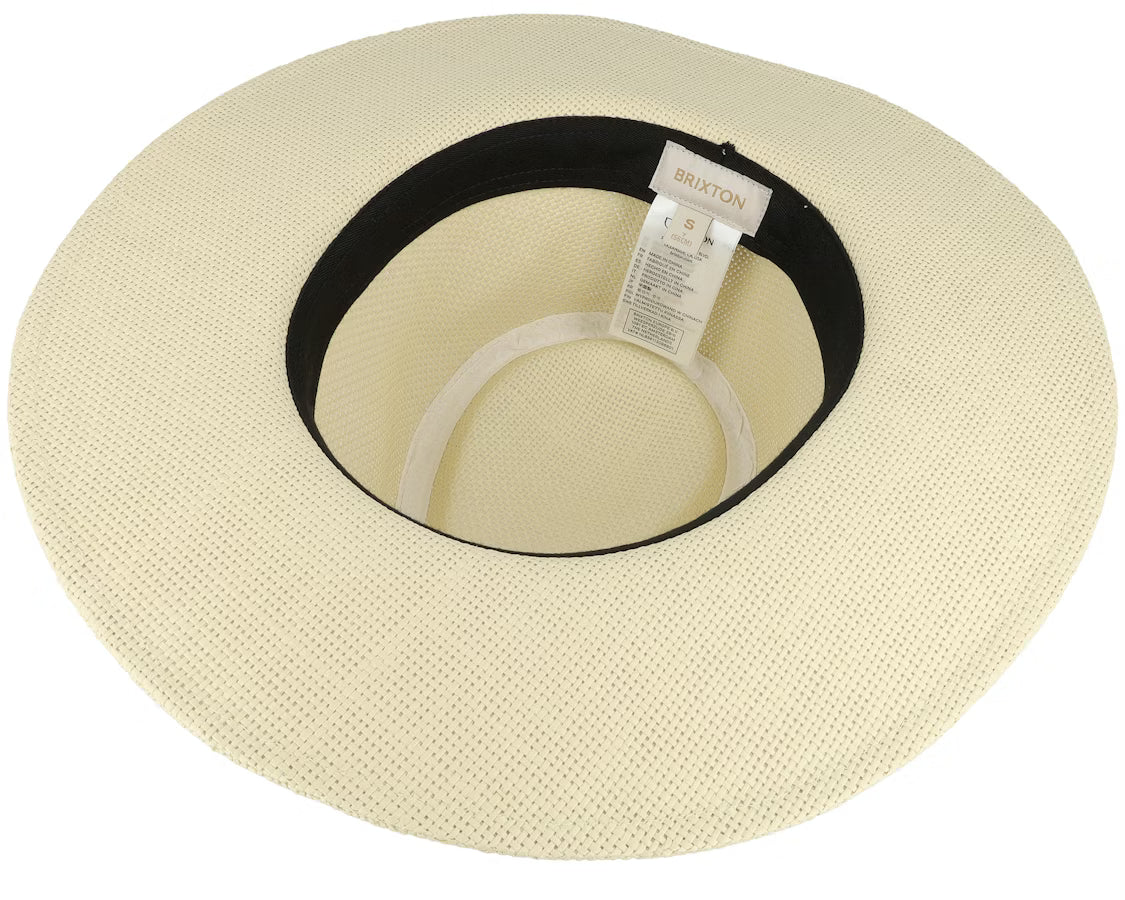 BRIXTON Carolina Straw Packable Travel | Beige