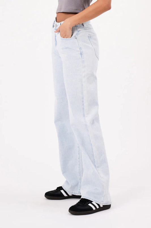 ABRAND  Baggy Kate Jeans | Light Vintage Blue