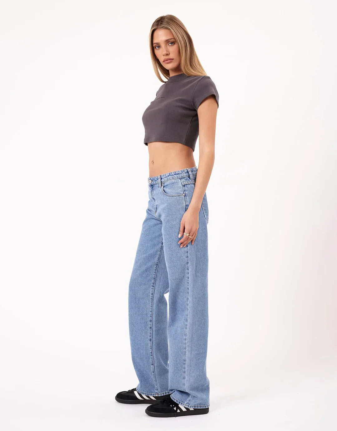 ABRAND 99 Baggy Gigi | Mid Blue