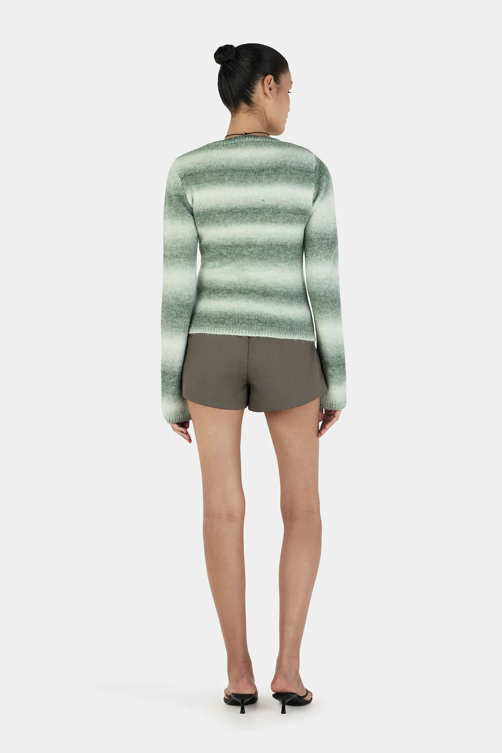 OWNLEY Alegra Asym Cardi | Forest Gradient