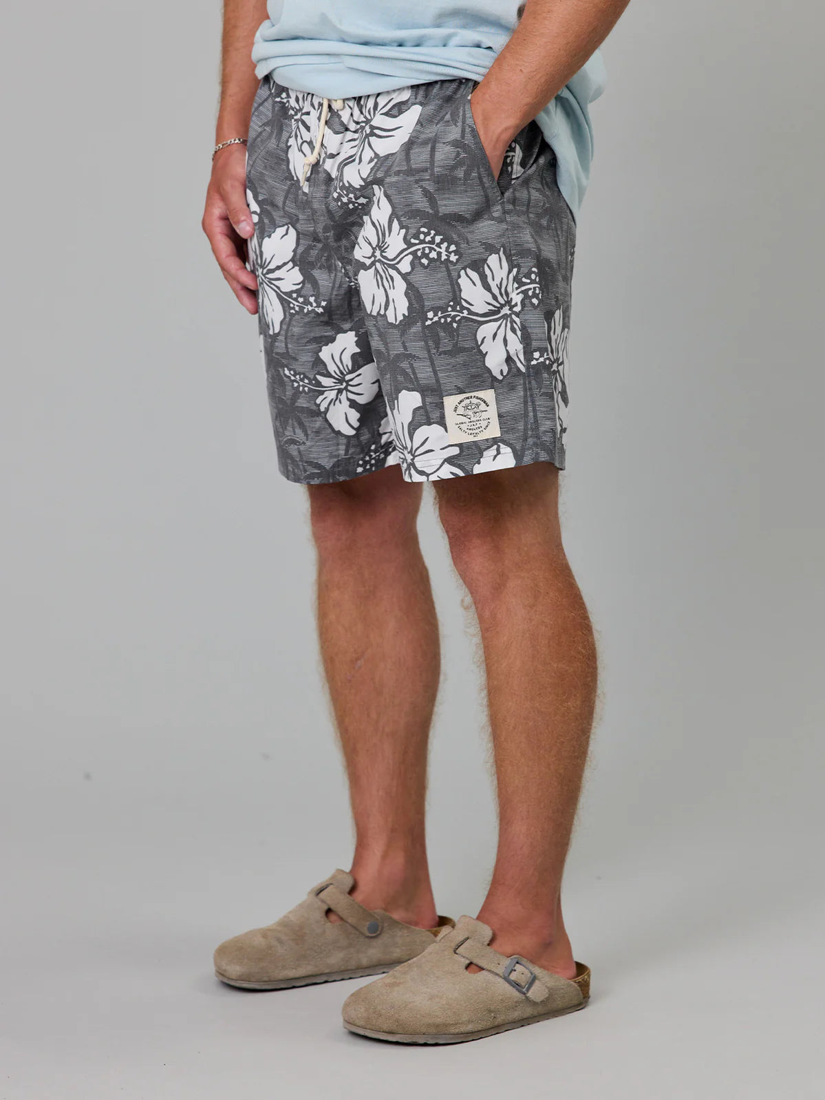 JAF Aloha Volley Shorts | Black Palms