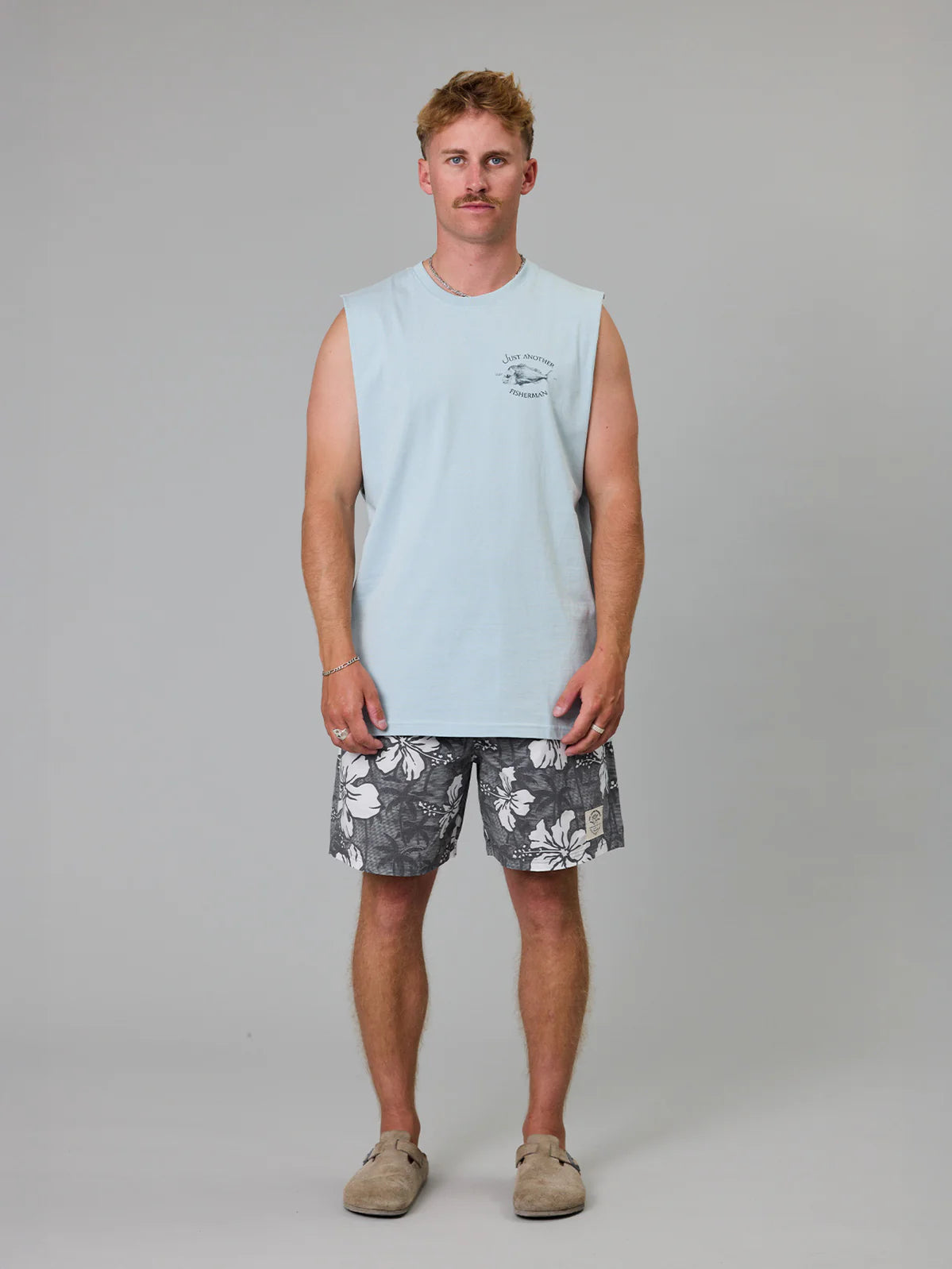 JAF Aloha Volley Shorts | Black Palms
