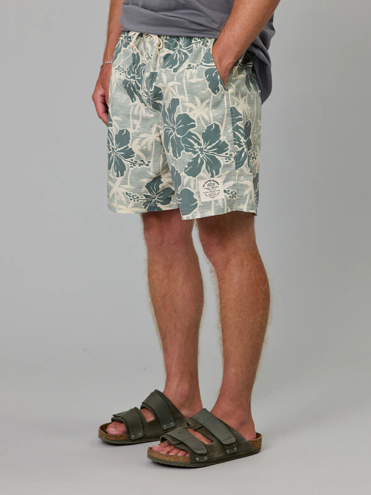 JAF Aloha Volley Shorts | Yellow Palms