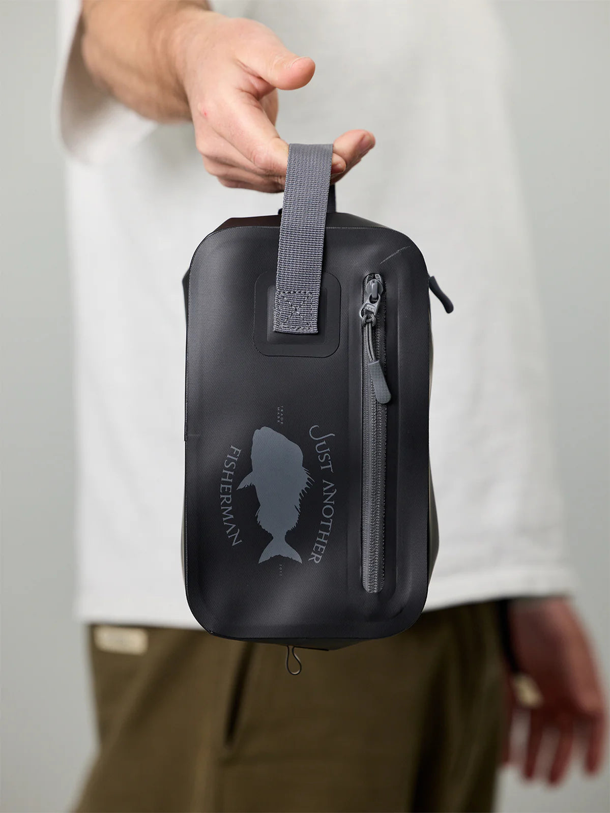 JUST ANOTHER FISHERMAN Anglers Wash Bag | Black