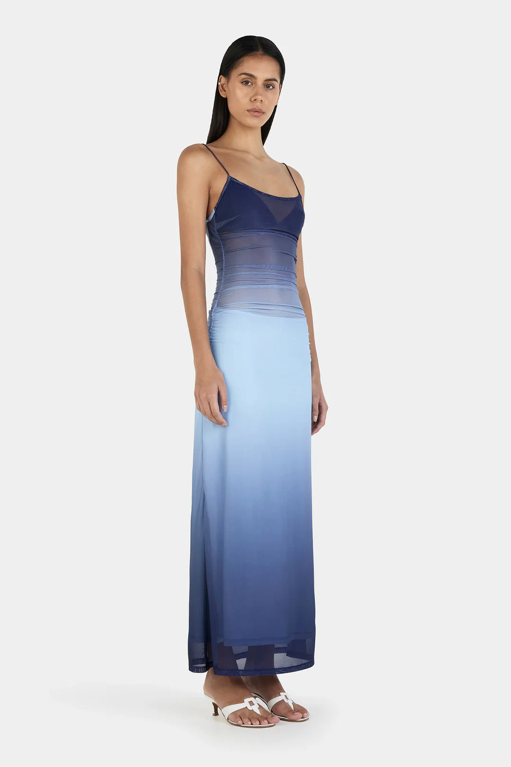 OWNLEY Arabella Midi Dress | Ocean Gradient
