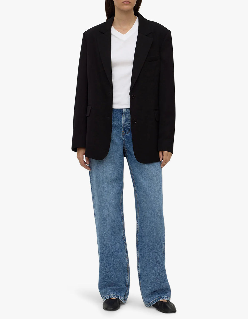ASSEMBLY LABEL Anika Wool Blazer | Black
