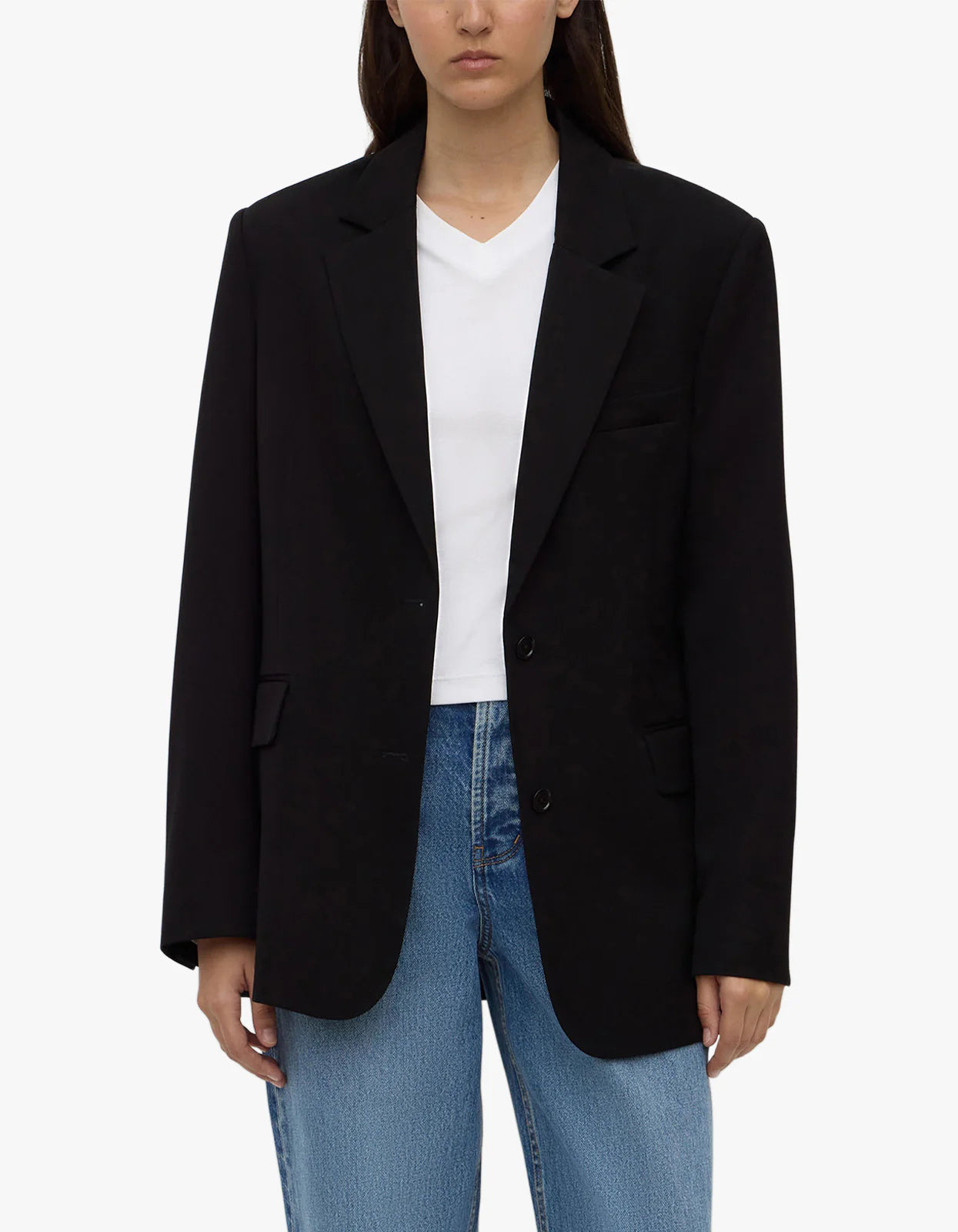 ASSEMBLY LABEL Anika Wool Blazer | Black