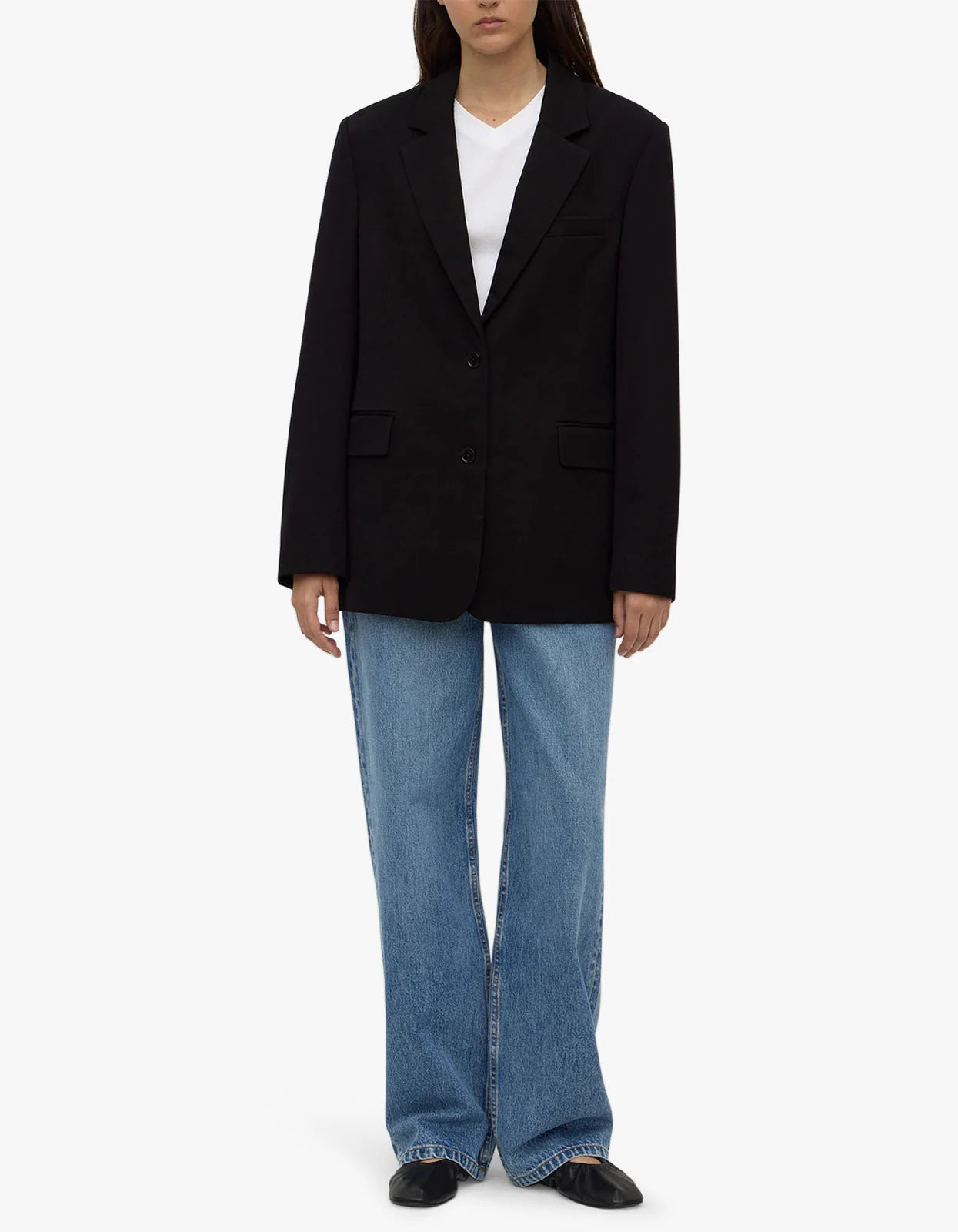 ASSEMBLY LABEL Anika Wool Blazer | Black