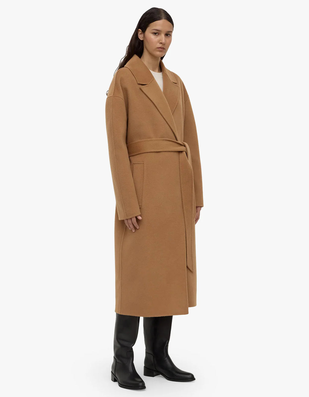 ASSEMBLY LABEL Ivy Wool Coat | Camel