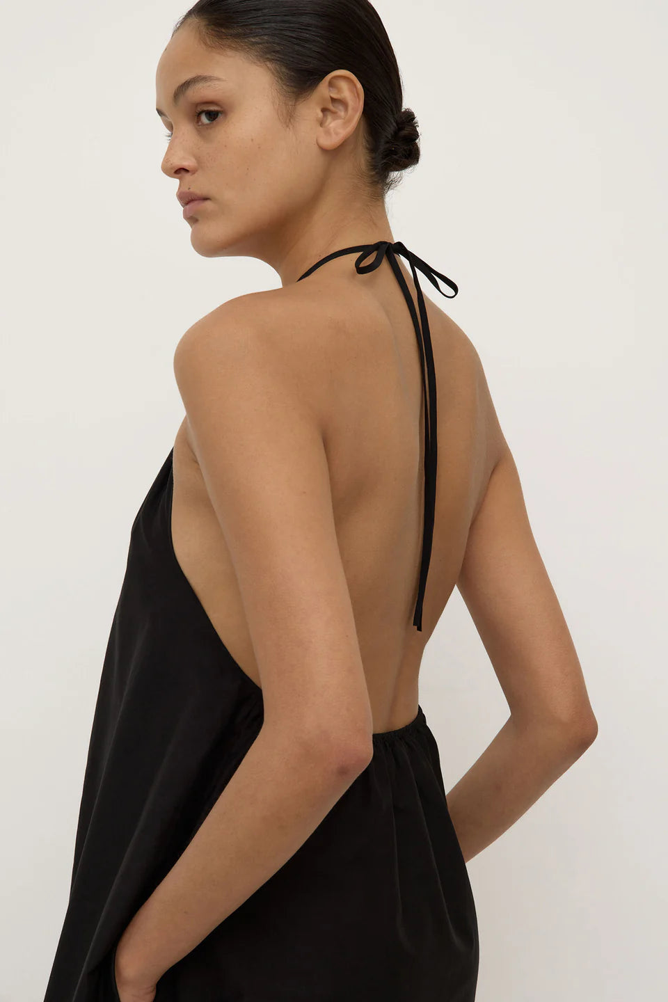 ASSEMBLY LABEL Addison Halter Maxi Dress | Black