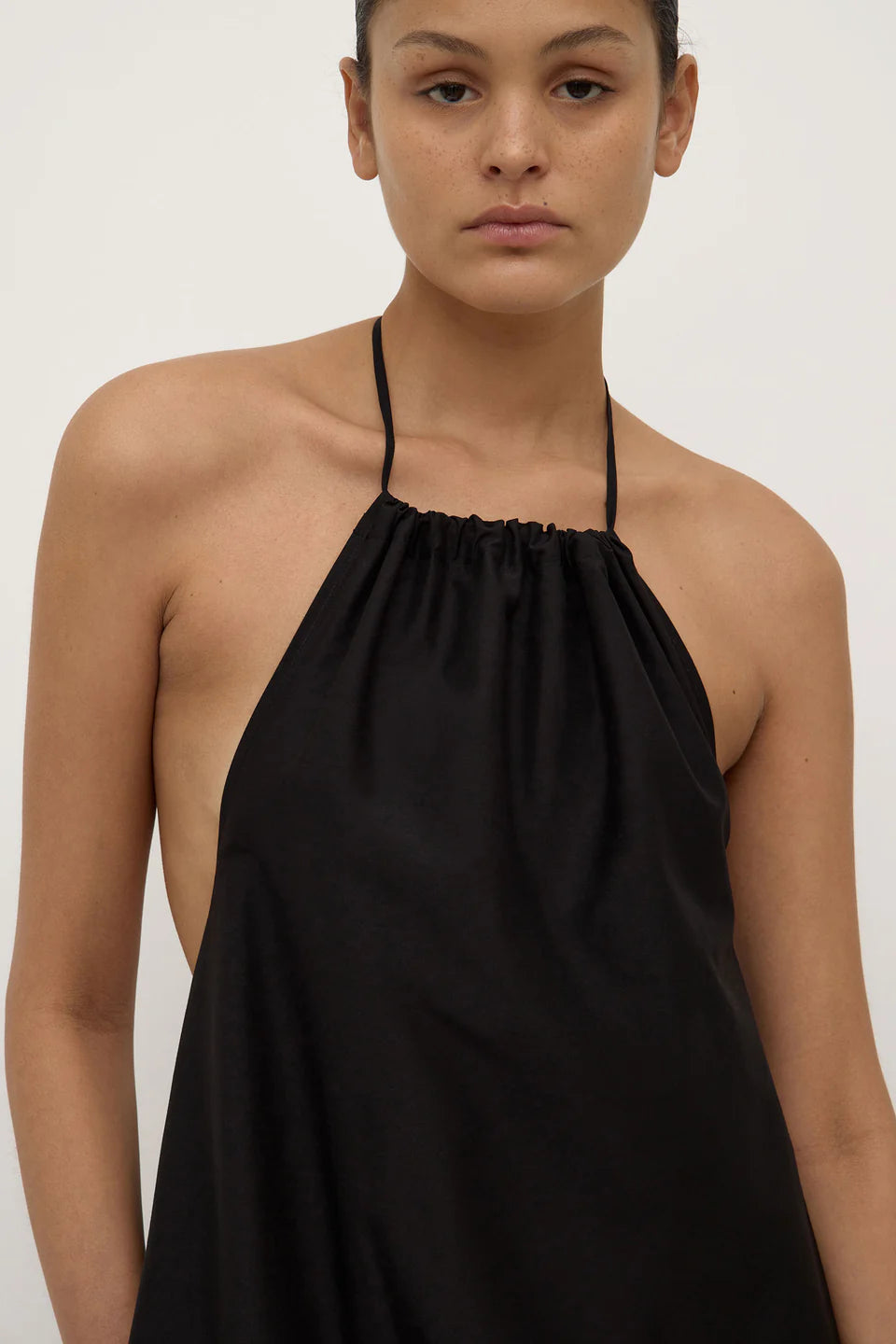 ASSEMBLY LABEL Addison Halter Maxi Dress | Black
